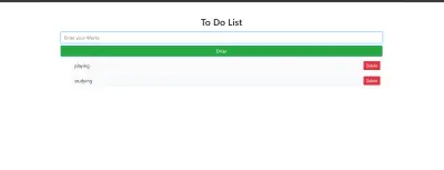 to do list app