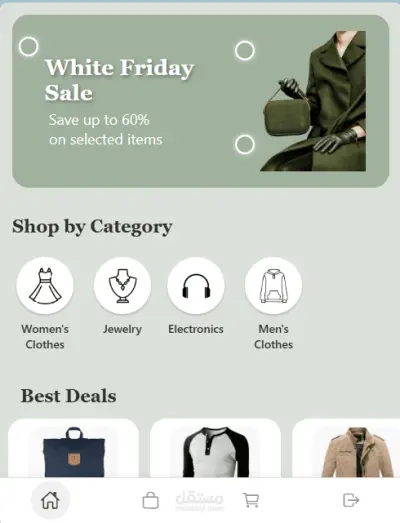 Mini E-commerce React-React Native