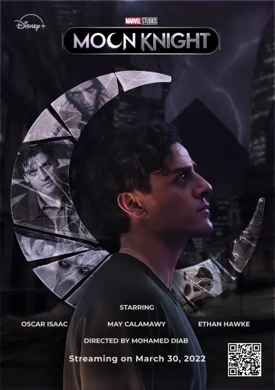 بوستر ابداعي لمسلسل مون نايت من عالم مارفل