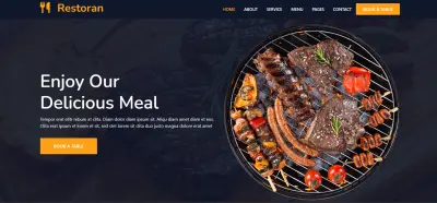 Restoran Restaurant Website