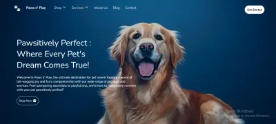 Paw's play website