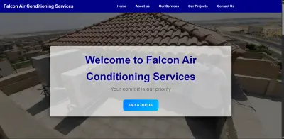 Falcon Air Conditioning Website