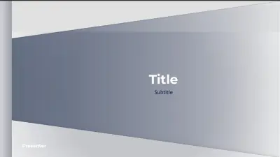 تصميم عرض تقديمي احترافي باستخدام PowerPoint – مخصص للتدريب أو العروض التسويقية