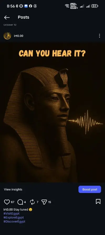 إعداد صفحةIRT  – كتابة المحتوى وتصميمه وأفكار للبوستات