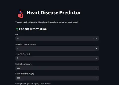 Heart Disease Prediction using Machine Learning