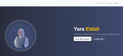 تصميم موقع بورتفوليو شخصي باستخدام Bootstrap