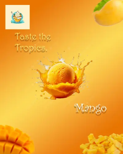 mango ice cream ad