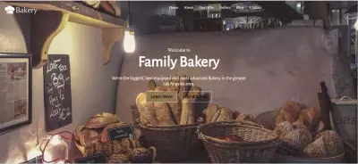 Bakery Home Engage | تصميم واجهة موقع مخبز منزلي جذّاب