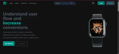 متجر الكترونى مزود بلوحة تحكم للادمن