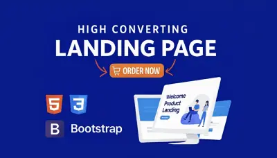 تصميم صفحة هبوط Landing page