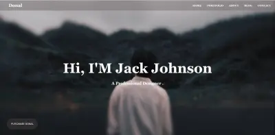 تصميم وتطوير موقع بورتفوليو شخصي