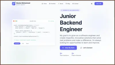 Personal Portfolio website