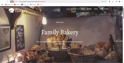 Bakery Website
