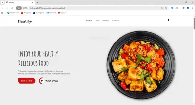 Restaurant website