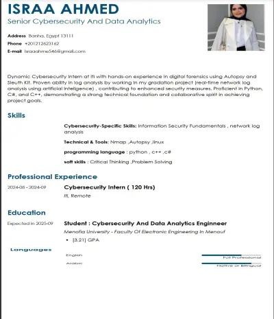 عمل cv احترافي