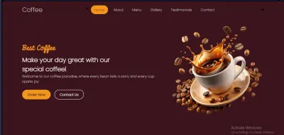 موقع كافيه Coffee Website