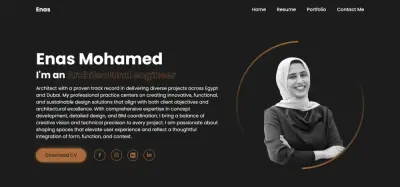 تصميم وبرمجة موقع بورتفوليو (Portfolio) احترافي ومتكامل لخدماتك وأعمالك