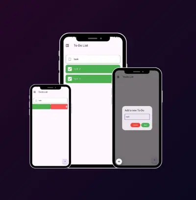 تطبيق To-Do List تفاعلي باستخدام Flutter مع BLoC وAnimations