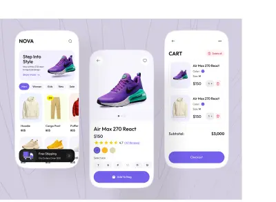 تطوير متجر الكتروني Flutter