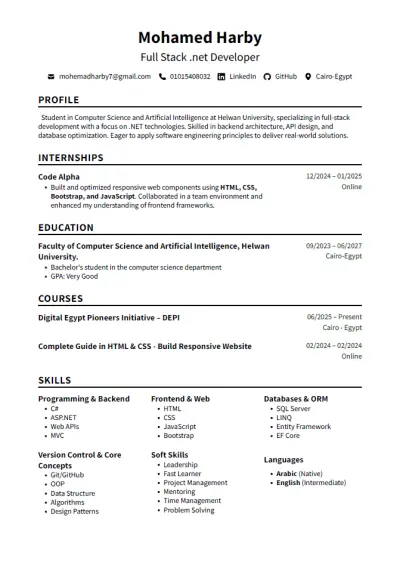 إنشاء CV احترافي يبرز مهاراتك ويقوي فرص قبولك