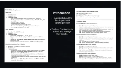 Test case and analysis