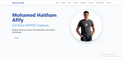 موقع شخصي أو  Portfolio