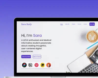 تصميم موقع شخصي – Personal Website
