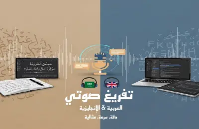 تفريغ صوتي احترافي بدقة وسرعة (عربي / إنجليزي)