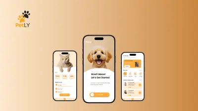 تصميم واجهة تطبيق موبايل احترافية (Mobile App UI)