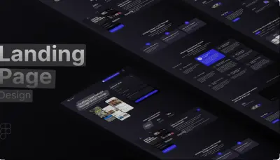 تصميم Landing Page حديثة ومتجاوبة مع كل الشاشات