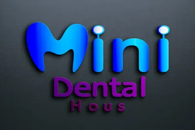 تصميم شعار عصري مبتكر لعيادة أسنان "Mini Dental Hous"