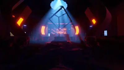 تطوير معرض تفاعلي ثلاثي الأبعاد (Origin Forge) لتقنيات الواقع المعزز والافتراضي AR/VR