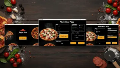 برمجة وتصميم تطبيق لمطعم بيتزا #Windows Forms / C