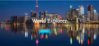 World Explorer – موقع سياحي تفاعلي بتصميم عصري ومتجاوب