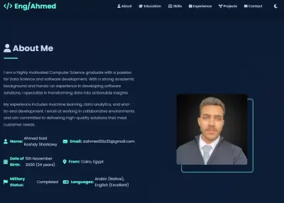 تصميم بروتوفوليو و cv احترافى