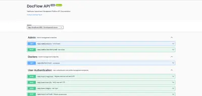 منصة إدارة المواعيد الطبية (DocFlow API)
