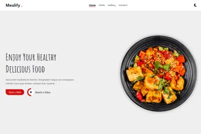 تصميم موقع Mailify