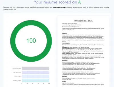 إنشاء سيرة ذاتية احترافية مطابقة لنظام ATS بنسبة تفوق 90%