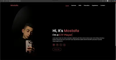 تصميم وتطوير موقع ويب احترافي متكامل portfolio