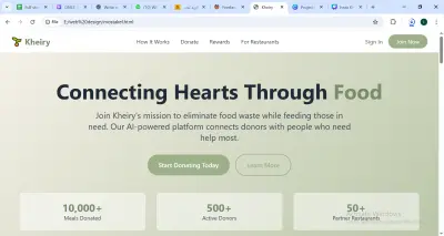 موقع خيري – منصة تبرع ذكية