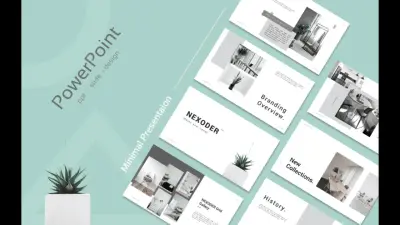 تصميم عرض تقديمي احترافي لعرض نتائج وأهداف مشروع بشكل منسق وجذاب