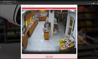 نظام ذكي لاكتشاف سرقات المتاجر بتحليل الفيديو باستخدام Transformers وDjango