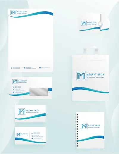 تصميم هوية لشركة مسارات إبداع