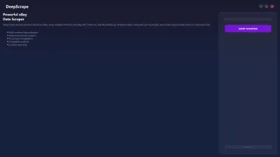 موقع عرض و تحليل بيانات eBay يسمى DeepScrape