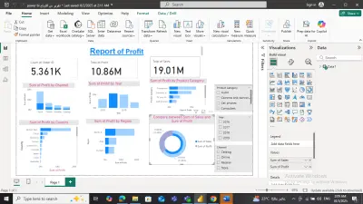 تحليل البيانات وإنشاء لوحات تحكم تفاعلية باستخدام Power BI