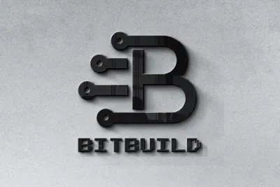 قمتُ بتصميم شعار احترافي وعصري لشركة برمجيات تُدعى BITBUILD.