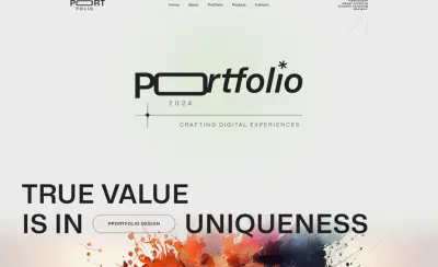 إنشاء موقع سيرة ذاتية (Portfolio) تفاعلي
