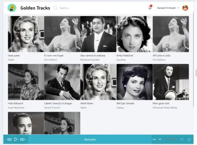 تطبيق تشغيل مقاطع صوتية باستخدام React