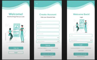 Login and sign up authentication