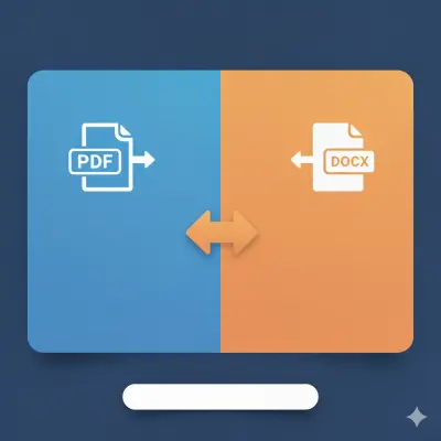 تحويل ملفات pdf الى word و العكس